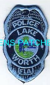 FLORIDA,LAKE WORTH POLICE BADGE PATCH 1_wm